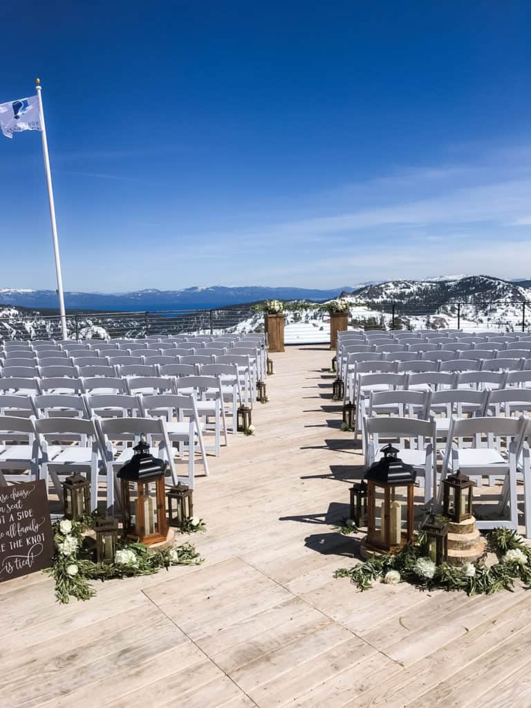 Lake Tahoe Wedding Ceremony