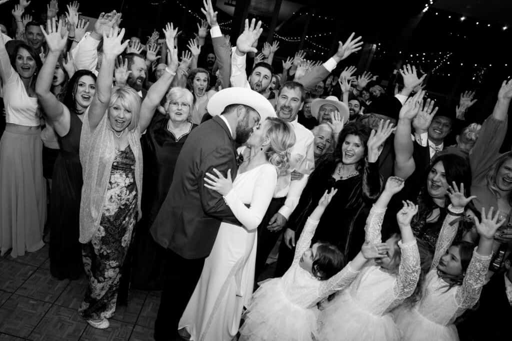 Group photo from a wedding