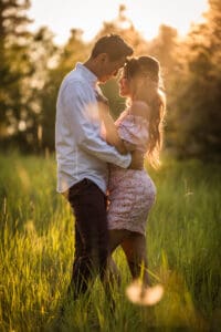 Lake Tahoe Sunset Engagement