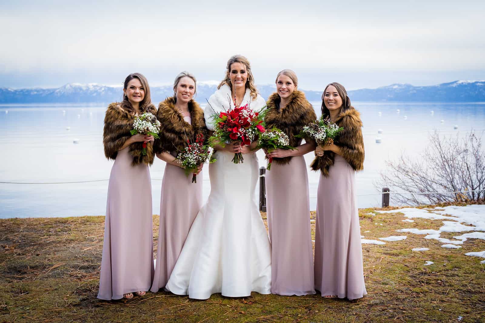 Bridesmaids in Lake Tahoe
